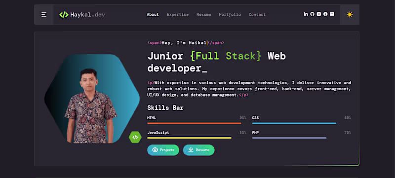 Cover image for Portfolio Website