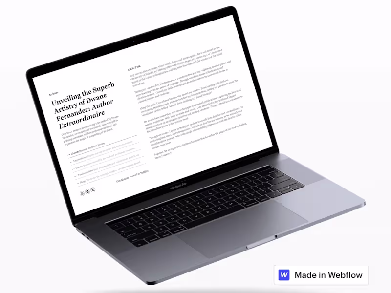 Cover image for ArchiveX Portfolio Template Design