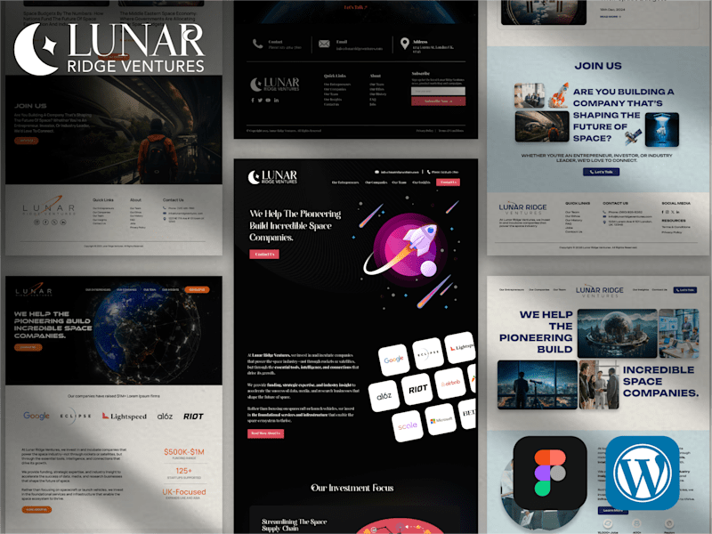 Cover image for Investment Firm Website UI/UX Design & CMS Development