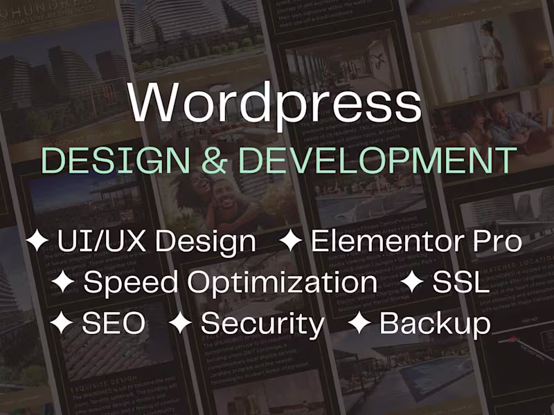 Cover image for Exceptional Wordpress Landing Page
