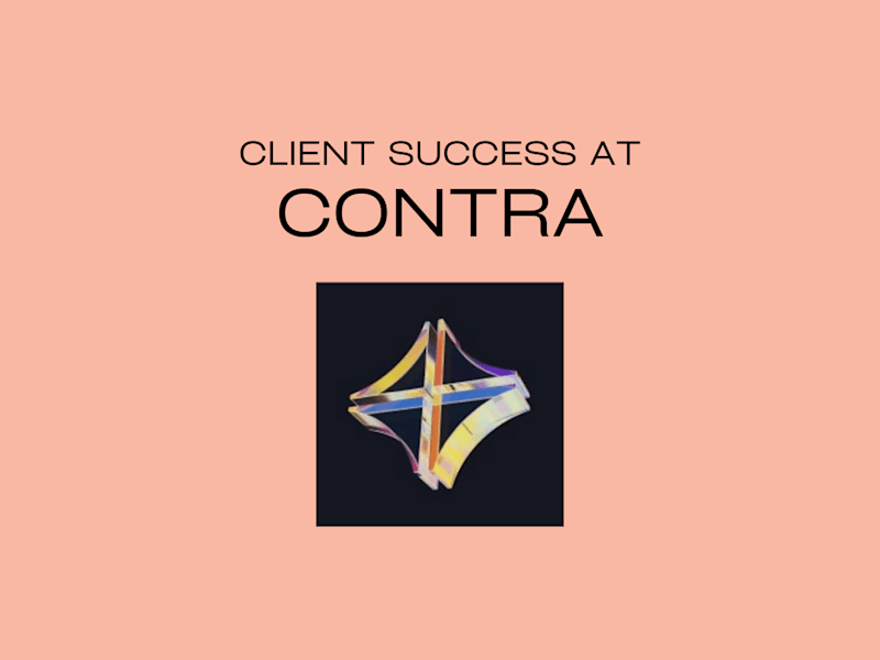 Cover image for Client Success at Contra