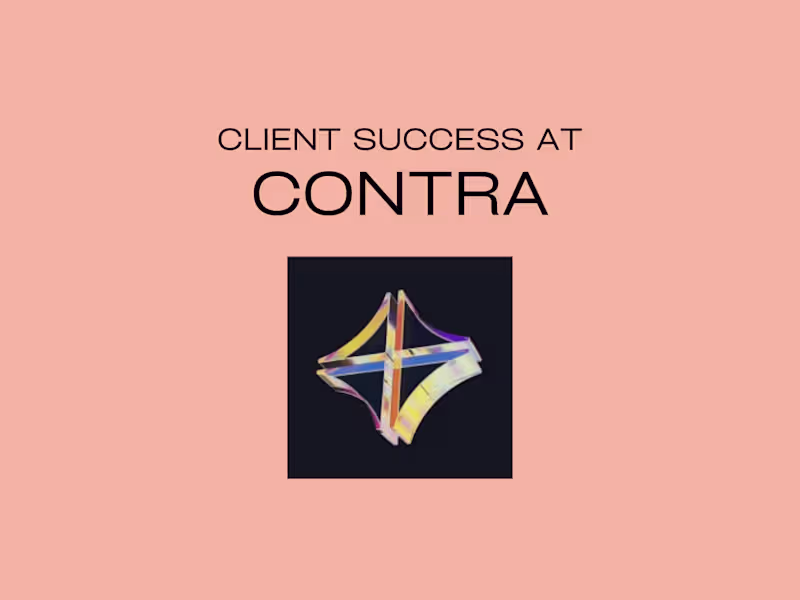 Cover image for Client Success at Contra