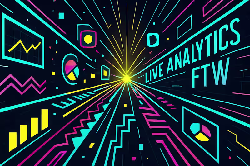 Cover image for Live Analytics FTW: Building Real-Time Next.js Dashboards Clients Love