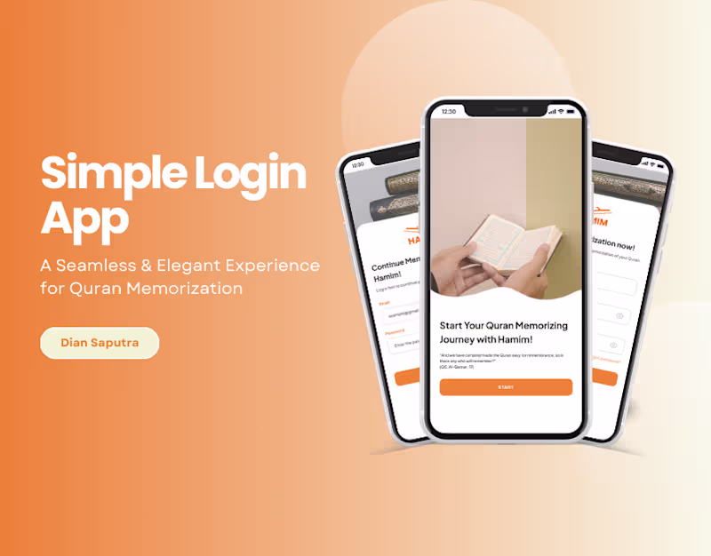 Cover image for Hamim - Simple Login App