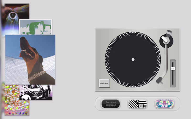 Cover image for Vinyl Selector: Interactive Hana Scene Design