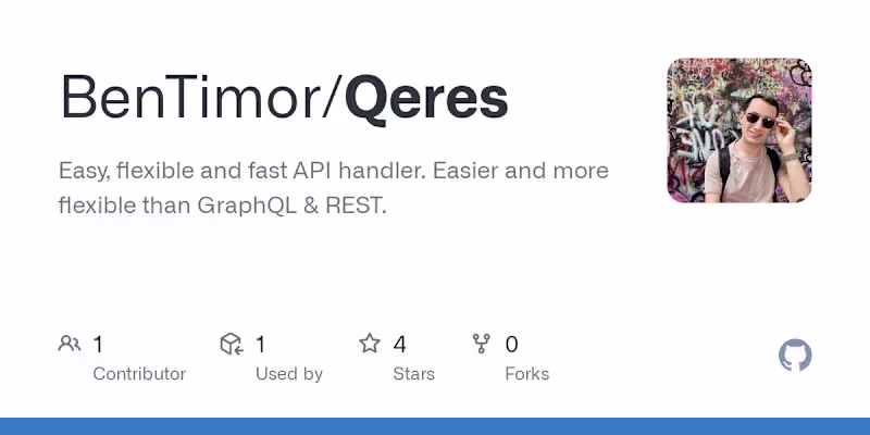 Cover image for Qeres - The easiest and most flexible way to create APIs