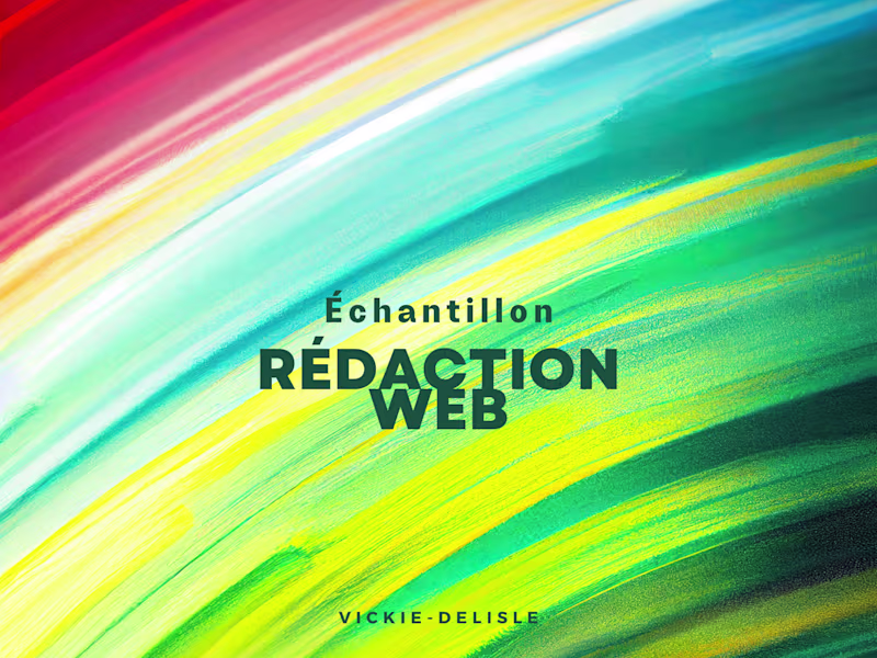 Cover image for French Writing Sample #1