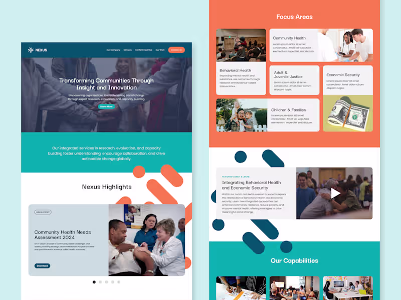 Cover image for Non-Profit Website Design