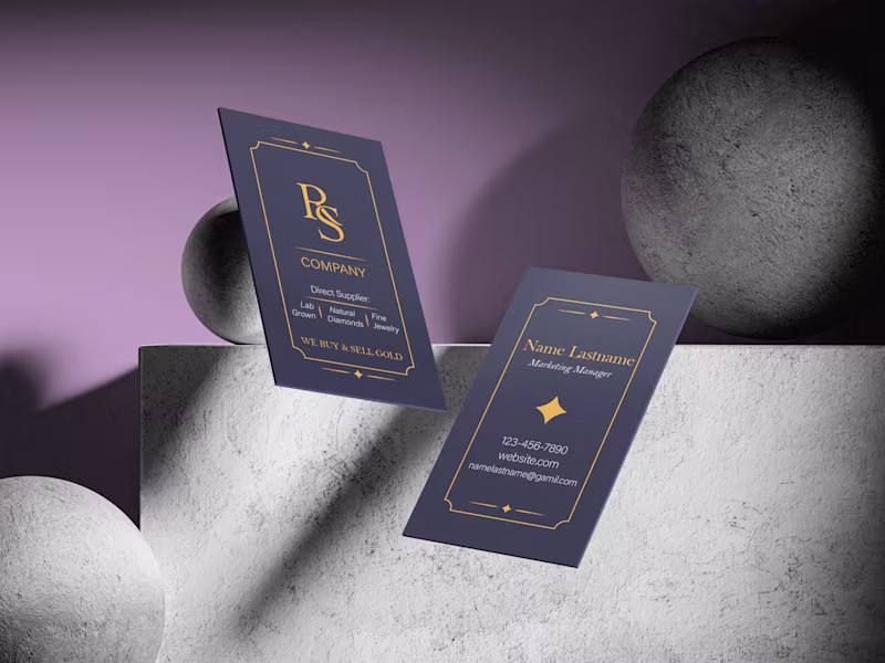 Cover image for Jewelry Company Business Cards