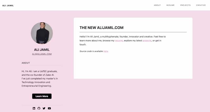 Cover image for For my third project, I’m sharing my open-source portfolio w...