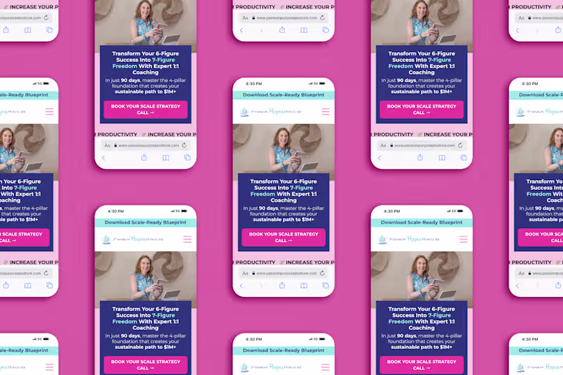 Cover image for Kajabi Website Design for Sailynn, Fun Business Coach + Spea...