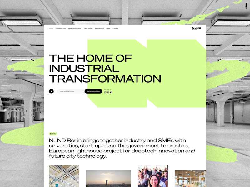 Cover image for NLND Berlin Marketing Page Development