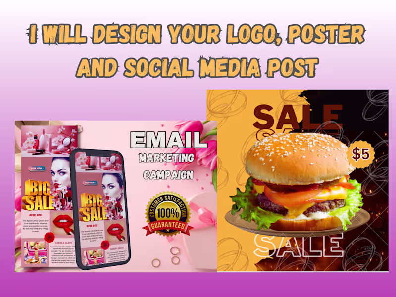 Cover image for I WILL DESIGN YOUR POSTER, LOGO, SOCIAL MEDIA POST FOR 12 HOURS