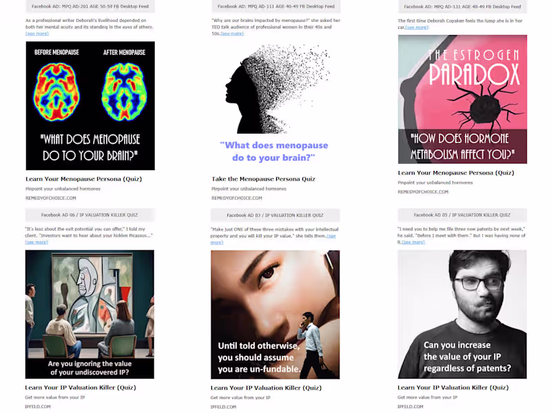 Cover image for Facebook Ad Copy + Imagery