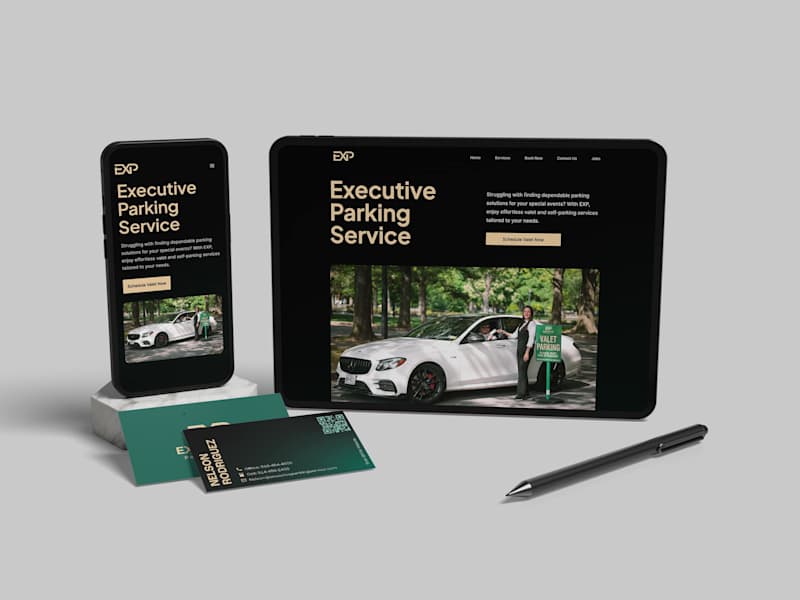 Cover image for Executive Parking Service | Brand & Web Redesign