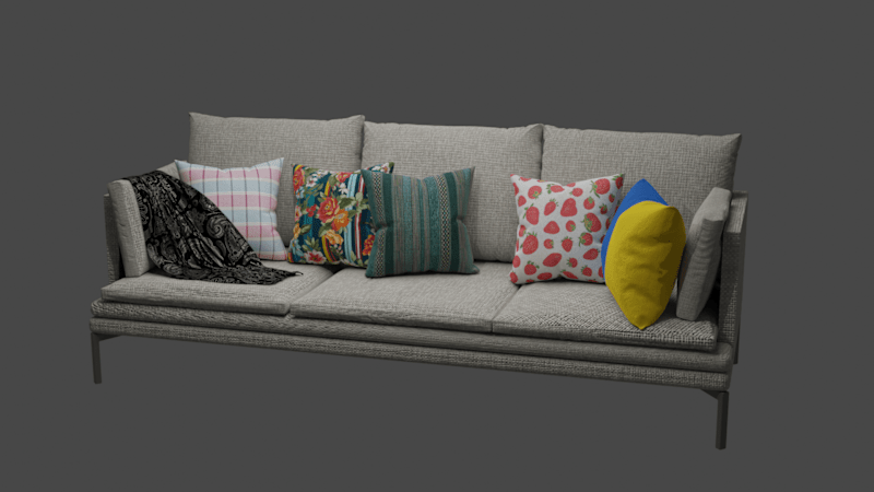 Cover image for A model of a couch