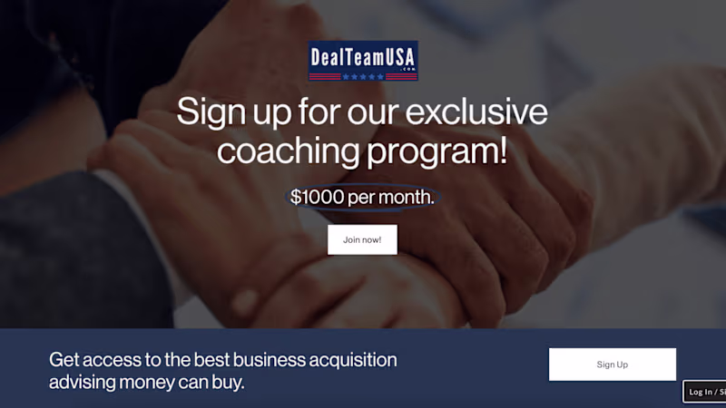 Cover image for Deal Team USA (Membership Set Up)