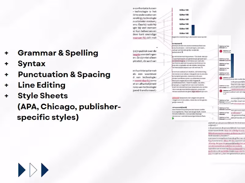 Cover image for Copy Editor | Proofreader ENG/NL -  Law/Medical/Non-Fiction