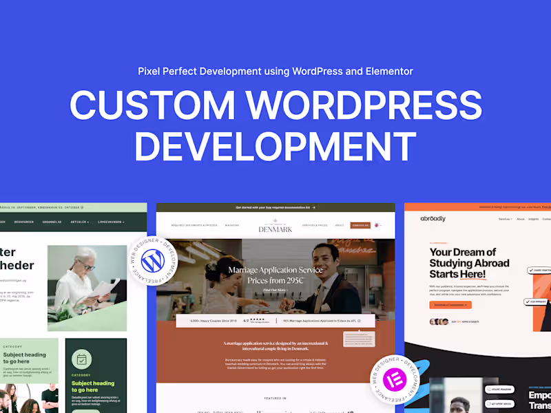 Cover image for WordPress Development