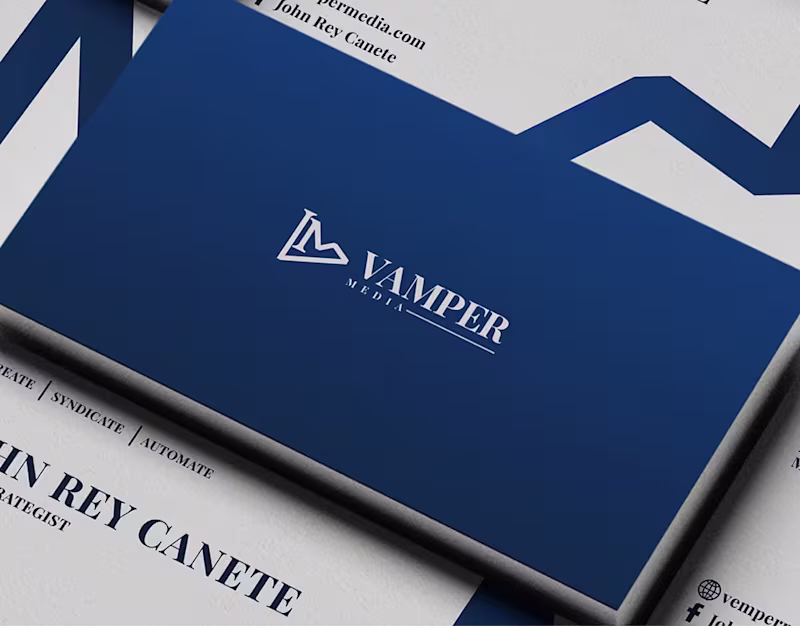 Cover image for Vamper Media | Brand Identity and Website