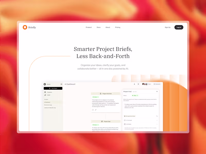 Cover image for Briefly - AI Document Generator