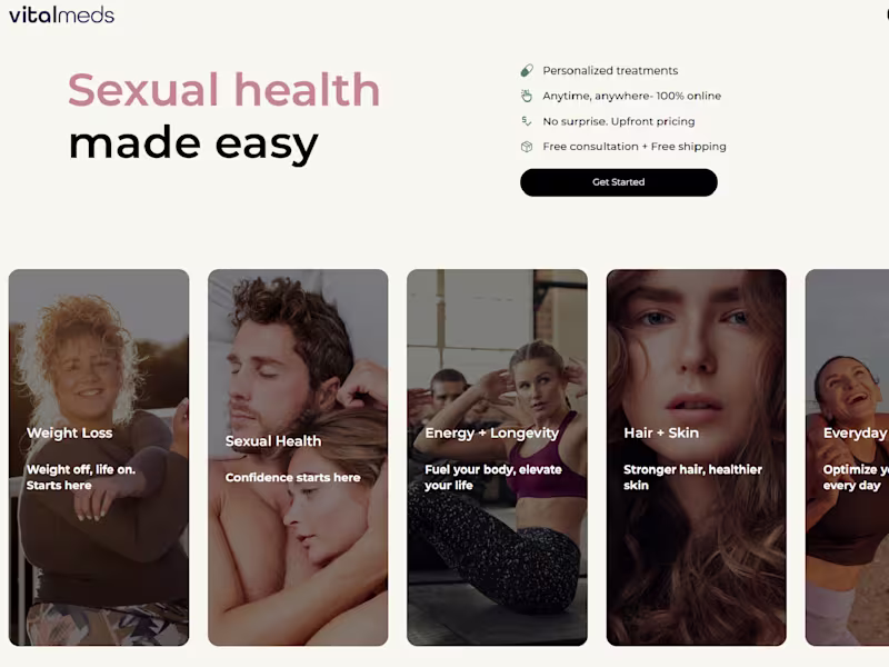 Cover image for Webflow Website Design & CMS Setup for VitalMeds