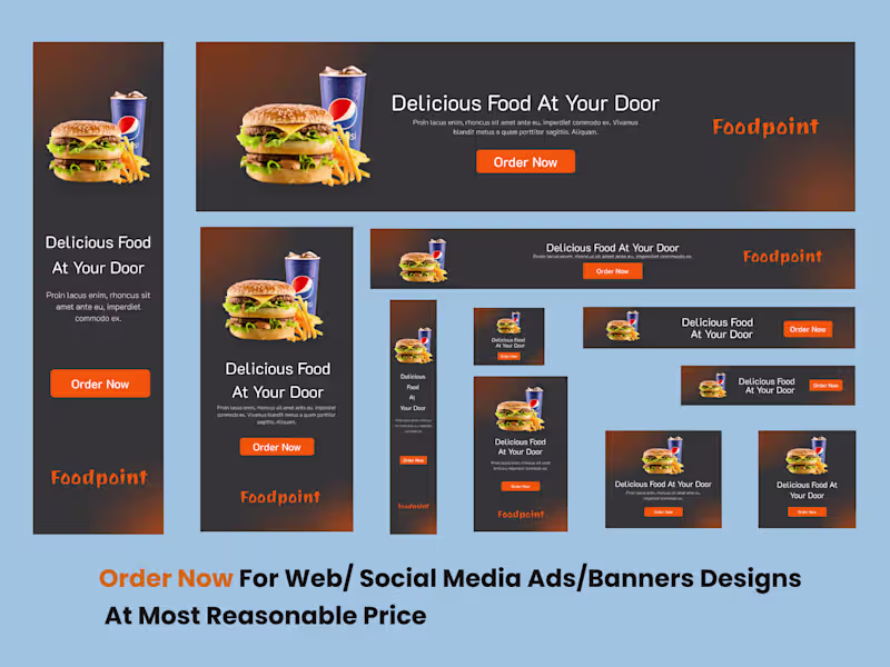 Cover image for web ads/banner design and flyer design