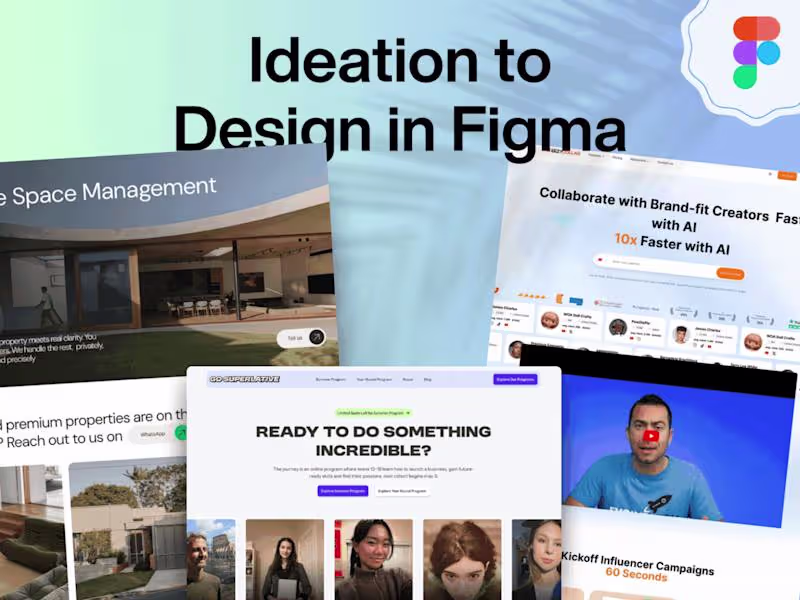 Cover image for Build website design from ideation with Figma