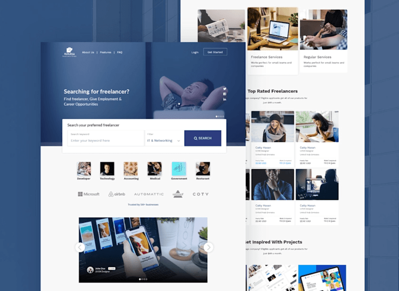 Cover image for A Case Study for Freelance marketplace For UAE