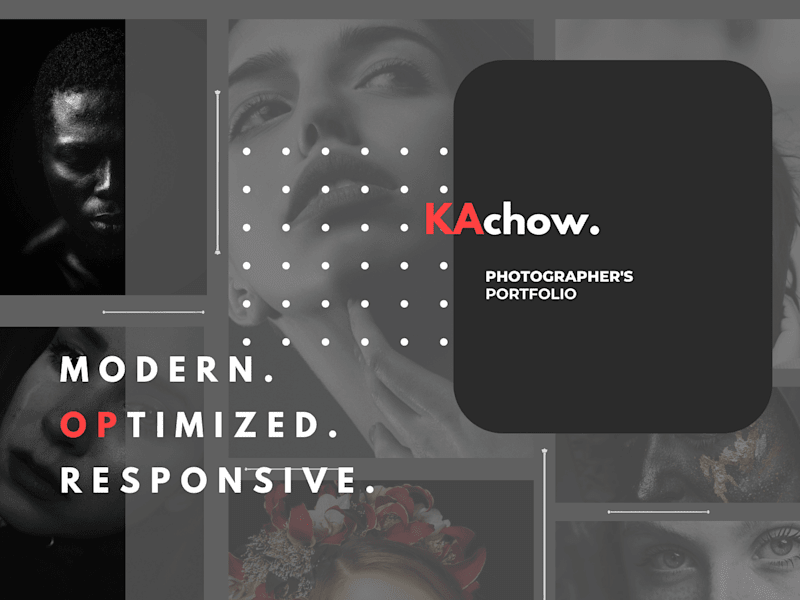 Cover image for KAchow: Portfolio Website for Photographers