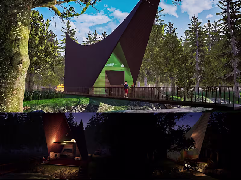 Cover image for Unique Outdoor Cabana Design & 3D Visualization 