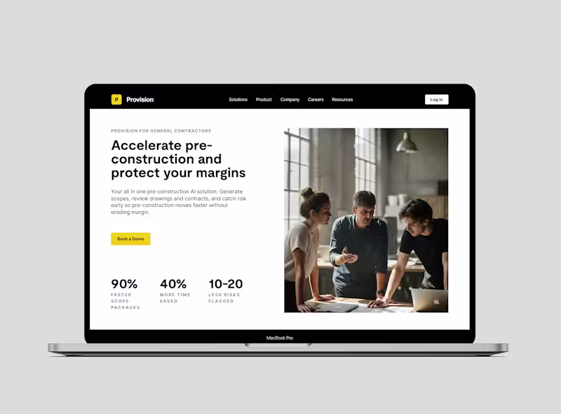 Cover image for Provision AI – UX/UI Design