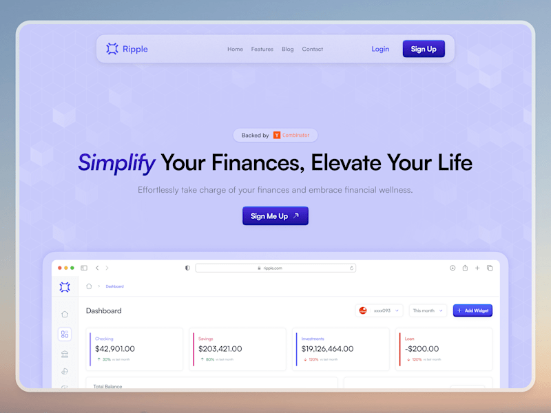 Cover image for Figma Landing Page Design