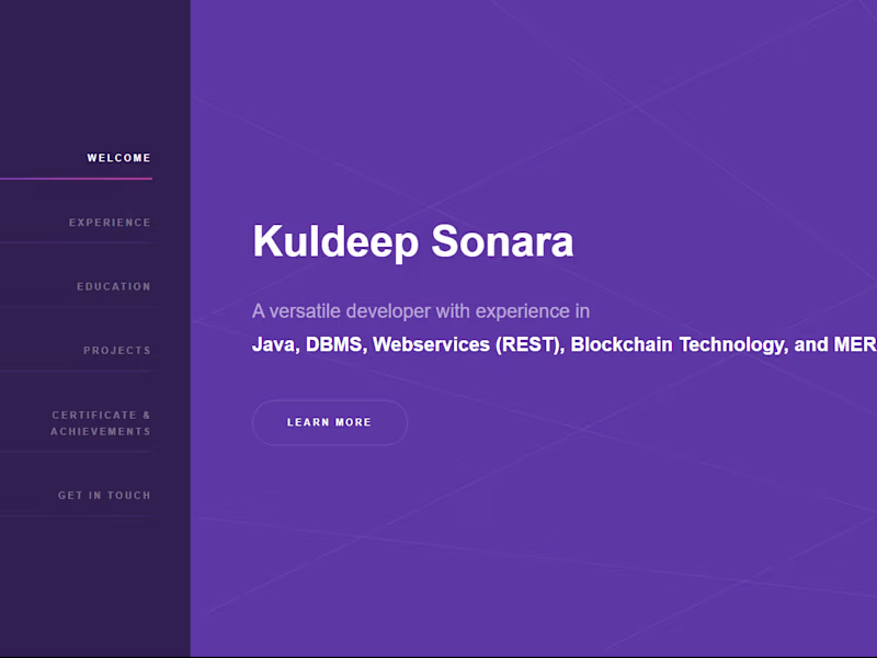 Cover image for Portfolio | Kuldeep Sonara