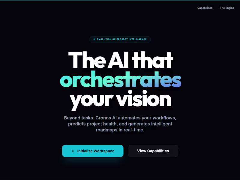 Cover image for Cronos AI - AI PROJECT