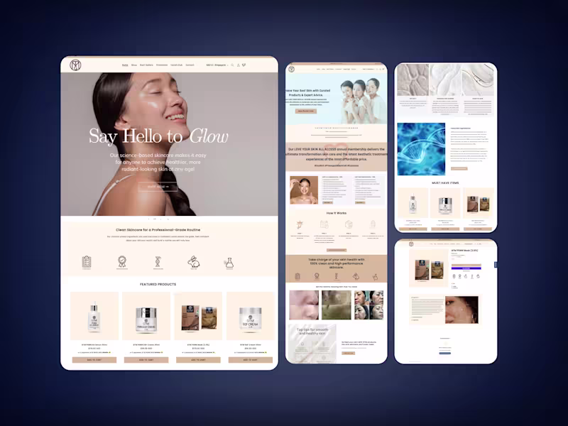 Cover image for Shopify Beauty Store Design