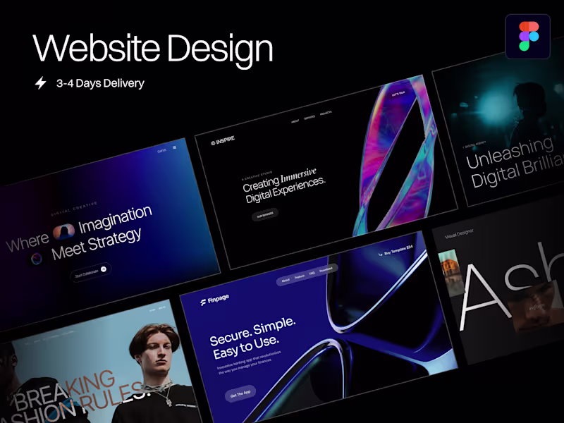 Cover image for Super Fast Landing Page Design 🚀 | 3-4 Days Services