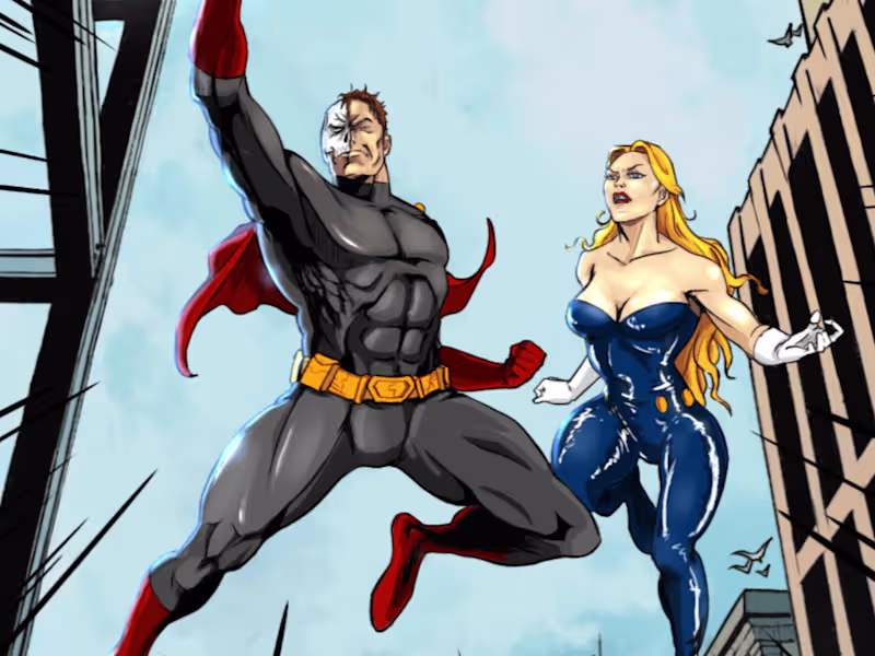 Cover image for Superhero Illustration