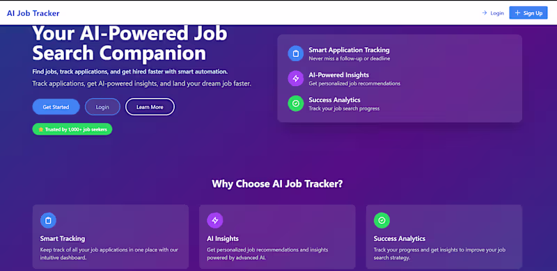Cover image for AI Job Tracker Development