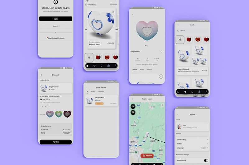 Cover image for Infinity Heart Mobile App