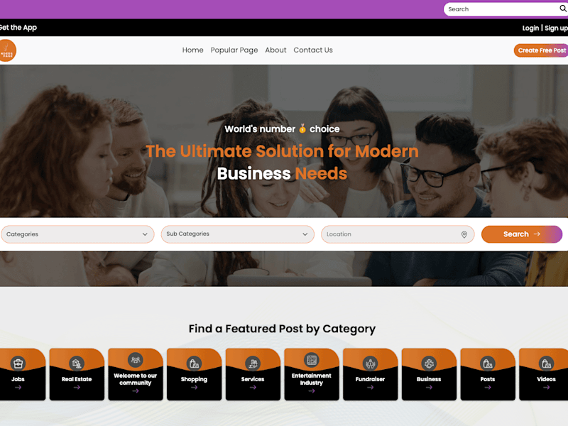 Cover image for Business Listing website Development ( A-Z) 