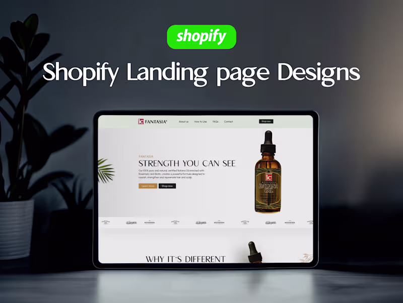 Cover image for Shopify designer | Shopify website