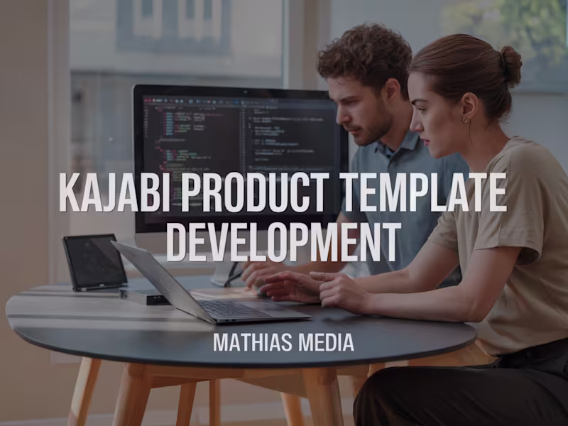 Cover image for Kajabi Product Template Development