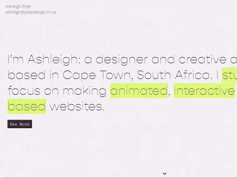 Cover image for Ashleigh Pote