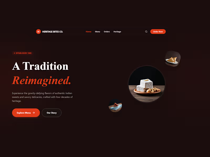 Cover image for Restaurant Website