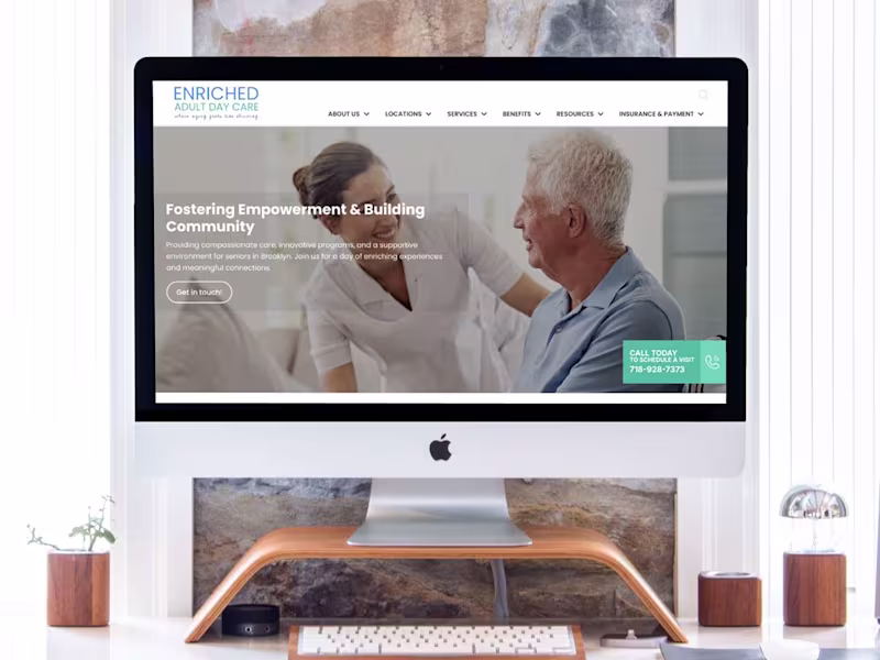 Cover image for Enriched Adult Day Care