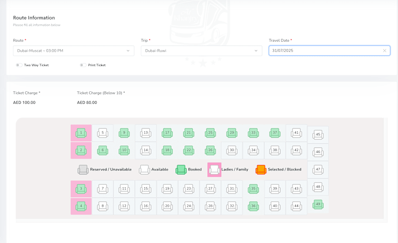 Cover image for Full‑Stack Developer – Transport Booking Portal (Oman <-> UAE)