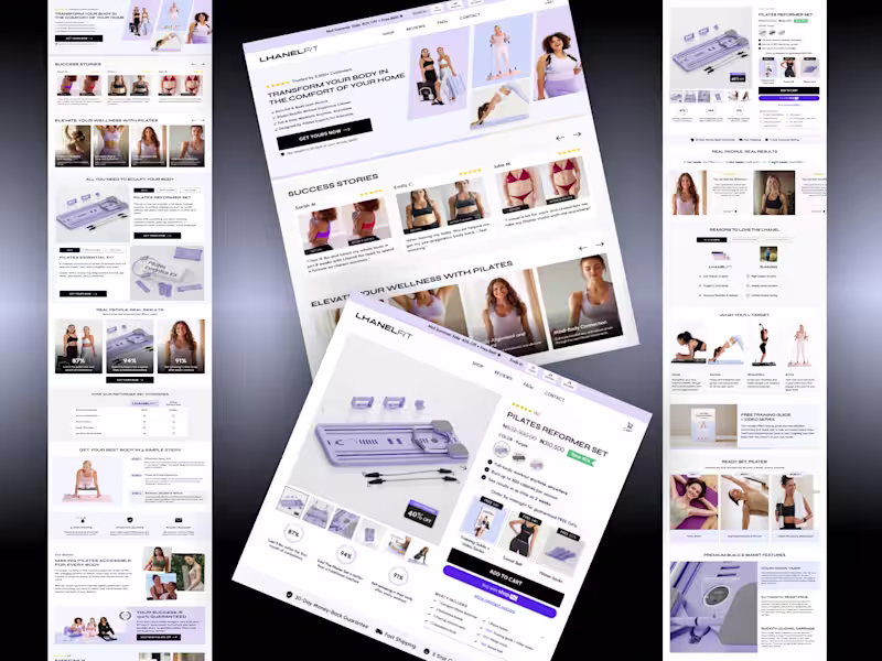 Cover image for High-performing landing page Built on Replo