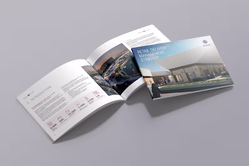 Cover image for Real Estate B2B Booklet - Multi-Page InDesign Layout for Print