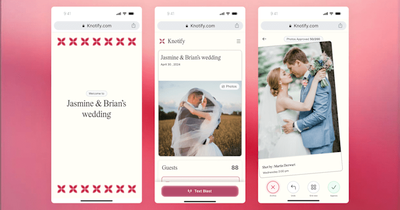 Cover image for A wedding coordination app that streamlines guest communication
